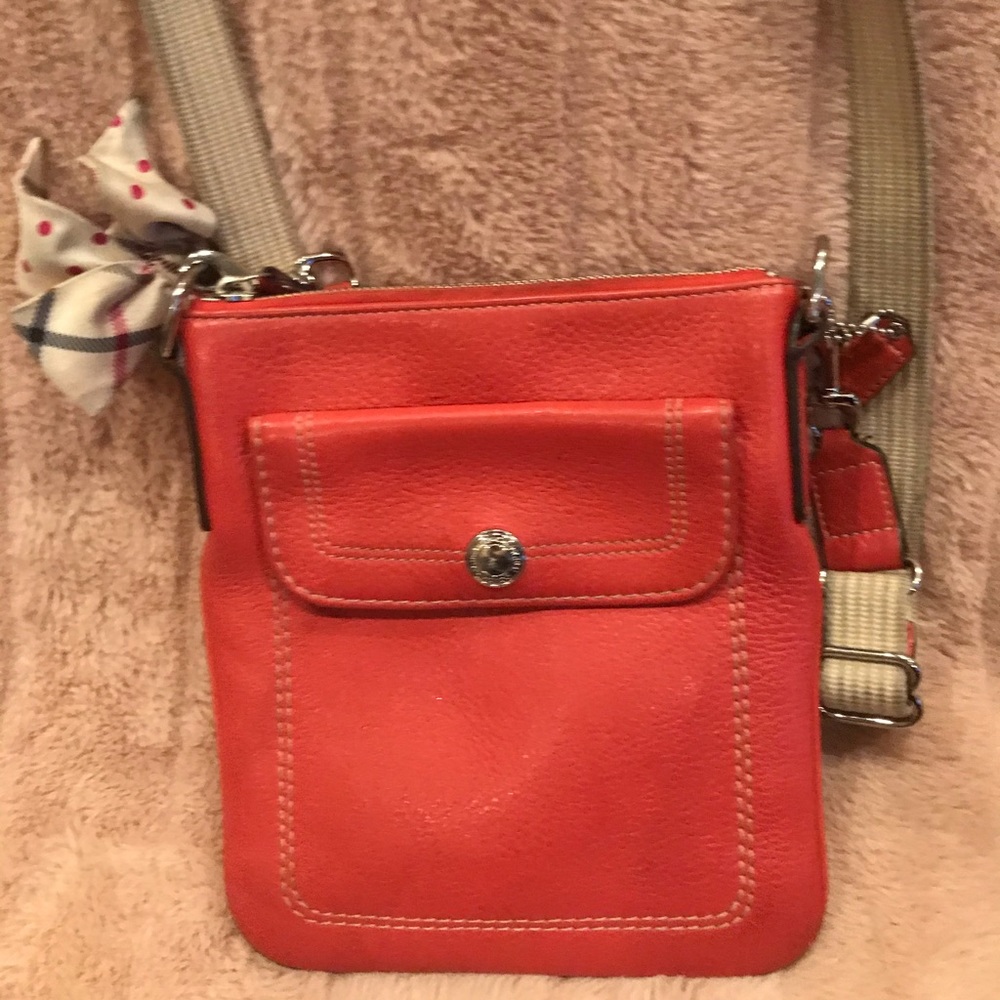 Coach crossbody purse.